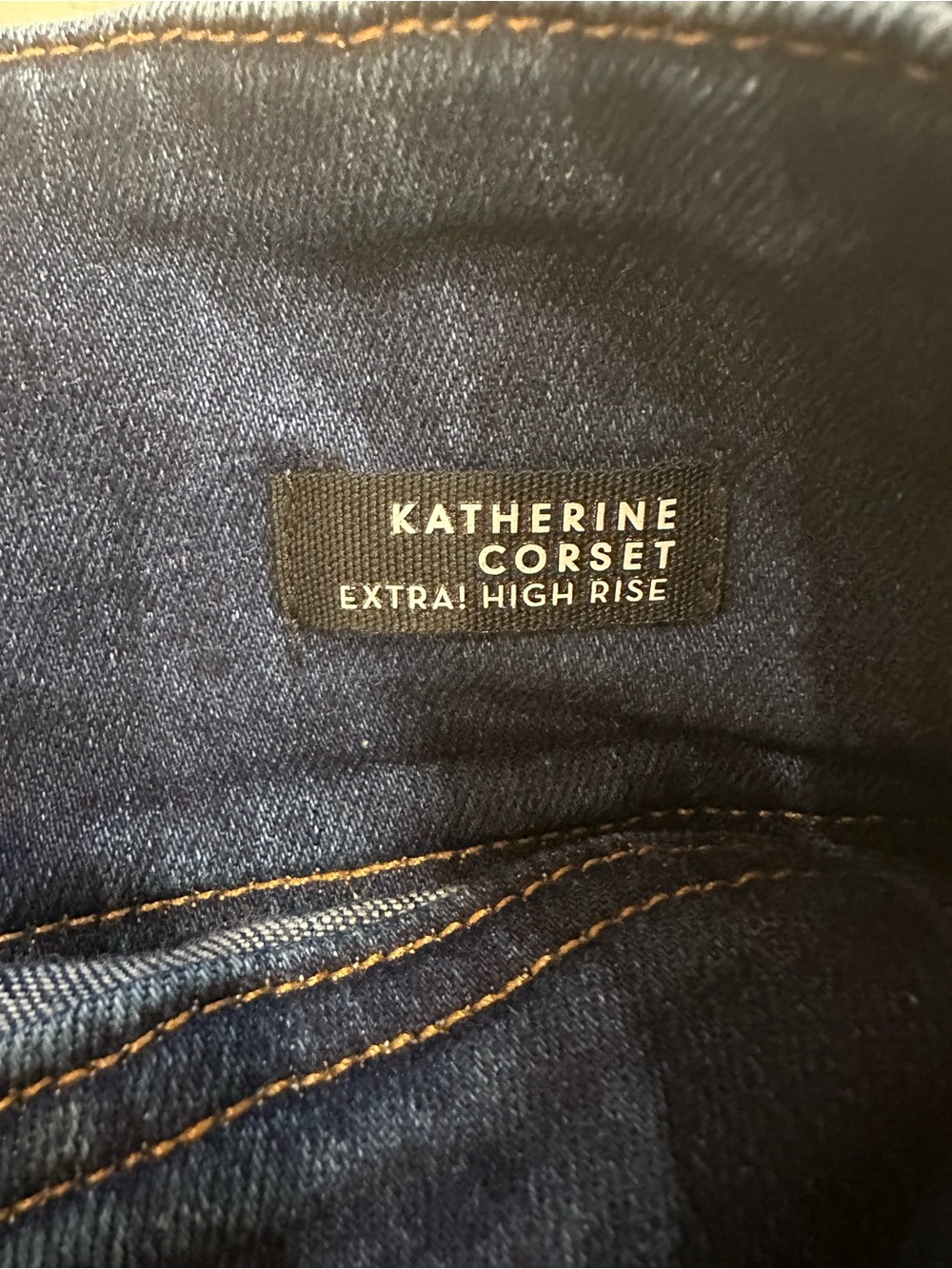 Veronica Beard Katherine Corset Jeans 27 Extra High Rise Skinny Dark Wash - Picture 7 of 8